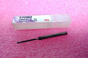 YG-1 Solid Carbide 1.8mm 2-Flute Rib Processing Drill1.8x4x2.7(20)x55 EM883950 - Picture 1 of 3