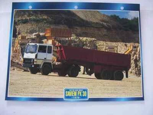 CARTE FICHE CAMION CABINE AVANCEE SAVIEM PX 30 1979 - Imagen 1 de 1
