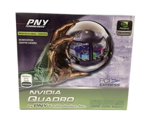 NEW PNY NVIDIA Quadro NVS 290 256MB VCQ290NVS-PCIEX16-PB DDR2 PCI-E Video Card - Picture 1 of 1