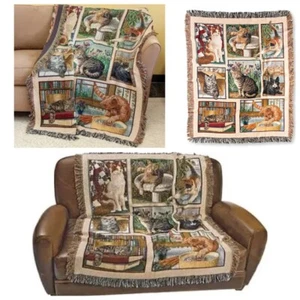 Tapiz de algodón para gatos viento y clima 129 X 172 cm - Imagen 1 de 14