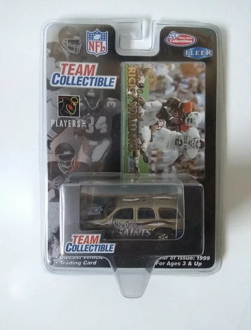 1999 White Rose Collectibles/Fleer RICKY WILLIAMS - Saints Team Truck-Ball Card Cover