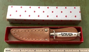 1969 NATIONAL JAMBOREE Idaho Pfadfinder Souvenir Messer & Lederscheide & Box BSA - Bild 1 von 10