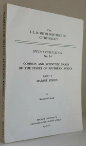 Common & Scientific Names of Fishes Southern Africa Margaret M Smith fish book - Picture 1 of 1