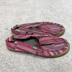 Sanuk Scarpe Slip On Multicolore Donna Taglia 6 - Foto 1 di 11