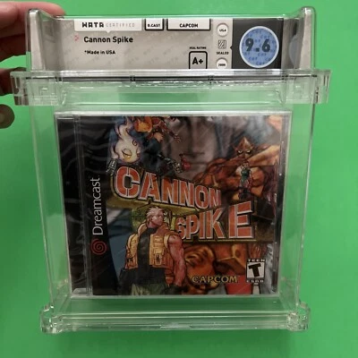 Cannon Spike Sega Dreamcast Wata 等级 9.6 / A+ 全新未拆封 Capcom — 第 1/2 张图片