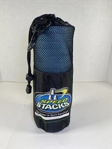 SPEED STACKS Coppe da competizione blu in borsa da trasporto - Foto 1 di 9