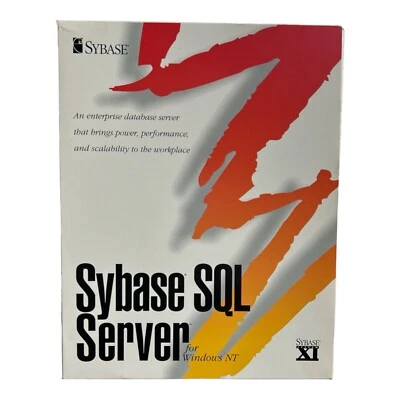 Sybase SQL Server for Windows NT System XI Made in USA - Imagen 1 de 4