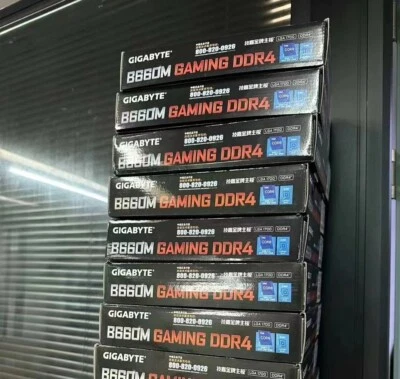 Gigabyte B660M Gaming DDR4 Motherboard CPU SOCKET LGA1700 Intel HDMI VGA DP - Image 1 of 4