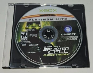 DISC ONLY - Tom Clancy's Splinter Cell: Chaos Theory (Xbox) Platinum Hits - Bild 1 von 2