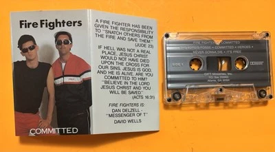 FIRE FIGHTERS Committed Cassette Christian Rap 1989 Hip Hop Lord’s Posse Rare EC - Image 1 of 4