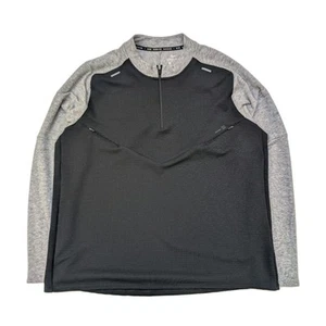 Nike Pinnacle Run Division capa intermedia media cremallera negro gris - XL - PRECIO DE VENTA SUGERIDO POR EL FABRICANTE 80 £ - Imagen 1 de 10