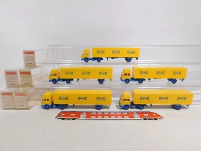 5x wiking H0 1:87 25 544 Lorry / Sz / Truck MB / Mercedes Ikea Mint + Box # - Image 1 of 4