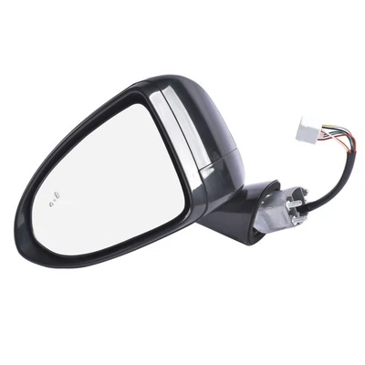Espejo retrovisor eléctrico lado del conductor izquierdo negro + luz de señal en la carcasa para Hyundai Sonata Foto 1 de 4
