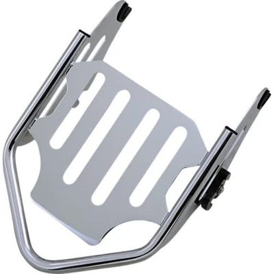 Motherwell Quick-Detachable 2-Up Luggage Rack - Chrome Motorcycle MWL-457-CH - Image 1 of 3