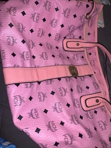 Bolso Mcm Rosa Con Cremallera - Imagen 1 de 10