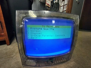 RCA S13801CL 13" Clear Prison TV - Picture 1 of 12