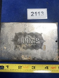 American Bank Note Company Druckplatte 25000 $ - Bild 1 von 2