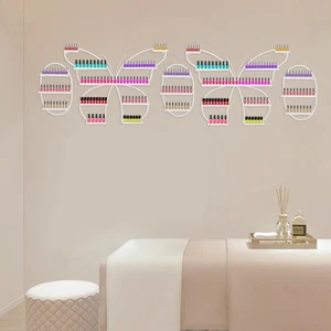 Wall-mounted Nail Polish Storage Rack, 5PCS Butterfly Nail Polish Rack Spa Nail - Picture 1 of 13