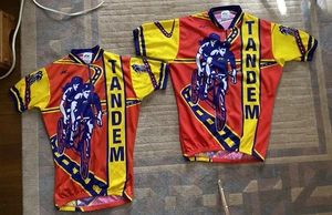 Par de camisetas de ciclismo a juego TANDEM camisa de bicicleta KUCHARIK L y S - Imagen 1 de 14