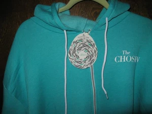 Felpa uomo The Chosen grafica blu con cerniera grande e alta taglia 5XL NUOVA CON ETICHETTE - Foto 1 di 5