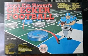 Coach Kim Stewart’s Checker Football Board Game 1999 Sealed Vintage Rare - Picture 1 of 14