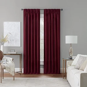 Waverly Serendipity 5 Pinch Pleat Light Filtering Rod Pocket Window Curtain f... - Picture 1 of 5