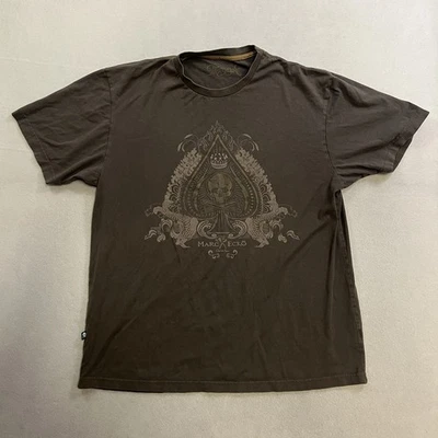 Vintage Marc Ecko Cut & Sew Gray Graphic Skull  T-Shirt Size XL Y2K Grunge - Image 1 of 4