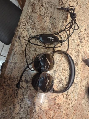 Auriculares Mpow USB/3,5 mm con cancelación de ruido Micrófono estéreo con cable Centro de llamadas Auriculares Foto 1 de 4