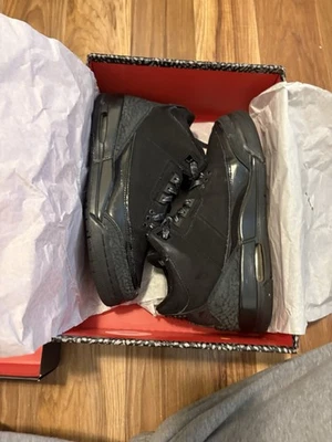 Air Jordan 3 Retro GS Black Cat 2025 Estilo # DM0967-001 Talla 6.5Y Foto 1 de 4