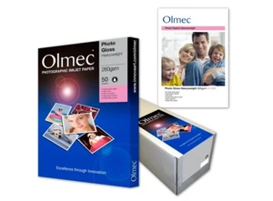 Olmec 260gsm Photo Glossy Inkjet Paper Roll 44" 1118mm x 30mtr OLM60R44 inc VAT - Afbeelding 1 van 1