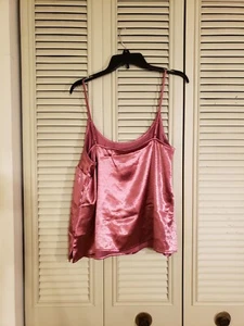 Old Navy Rose Pink Satin Cami Tank Top for Women Size XL NWT! - Picture 1 of 6