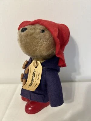 Vintage Eden Paddington Bear Wind Up Musical  10” Inch Plush 1981 Head Moves EX+ - Image 1 of 4