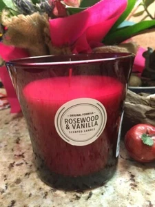 ✅ New! Rosewood & Vanilla Scented Candle Original Formula Red - Picture 1 of 11
