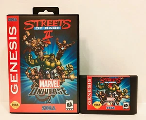 Streets of Rage 2 Marvel Universe 2 for Sega Genesis/Mega Drive - Picture 1 of 2