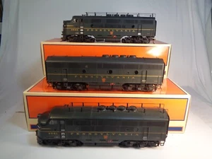 O Lionel Pennsylvania F3 A/B/A Diesel Locomotive Set 2 Rail DCC Sound Weathered - Picture 1 of 10