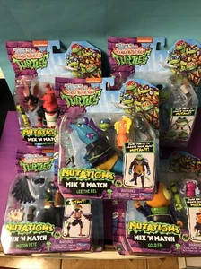 TMNT Mutations GOLD FIN GENGHIS FROG MUSTANG SALLY PIGEON PETE LEE THE EEL SET - Picture 1 of 7