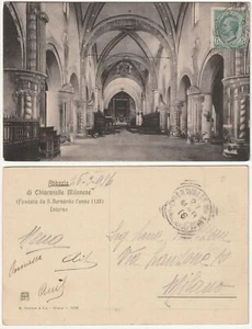 ABBAZIA DI CHIARAVALLE MILANESE - MILANO - INTERNO - VIAGG. 1916 -12299- - Foto 1 di 1