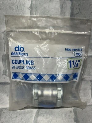 Dearborn Compression Coupling Double Slip-Joint Chrome 20G 1-1/4" x 2" HDC793C-1 - Image 1 of 4