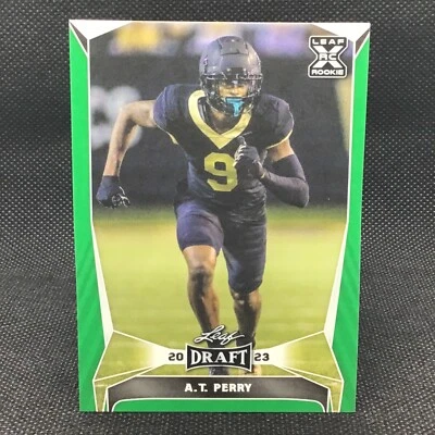 AT PERRY 2023 LEAF DRAFT GREEN RC #39 WAKE FOREST  - Image 1 of 2