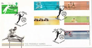 Commonwealth Games GB Fourpenny FDC Wimbledon Tennis 2002 (24720) - Picture 1 of 1