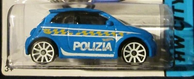 Hot Wheels #50 HW Rescue 2015 - Fiat 500 - azul Foto 1 de 2