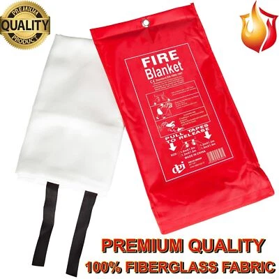 🔥Large Fire Blanket Quick Release Home Office Kitchen Caravan Car Fire Safety