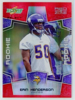 2008 Score Select Red Zone #439 Rookie ERIN HENDERSON 17/30 Rookie Card - Image 1 of 2