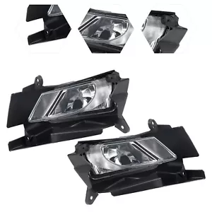 Fit 2010-2011 Mazda 3 Pair Fog Lights Assemblies Driving Lamps Left & Right Side - Picture 1 of 12