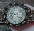 MEN HIP HOP ICED RAPPER CZ WATCH & STAINLESS STEEL