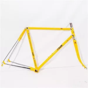 NEW Unused Cinelli Supercorsa Rim Giallo Curry 53 Size 172-180Cm Frame Set - Picture 1 of 9