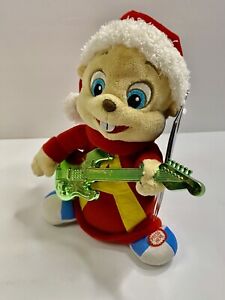 Alvin and the Chipmunks Musical Christmas Plush Guitar Santa Hat CVS 2010 Tag