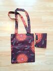 Totebag African Print Tote Bag with free purse, Ankara totebags, Green blue red