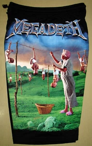 Megadeth Youthanasia Thrash Metal Band Cotton Shorts Sweatpants Free Size New! - Picture 1 of 1