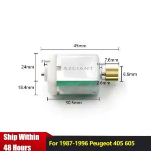 car Central door locking actuator Motor For Peugeot 405 605 1987-1996 - Picture 1 of 10